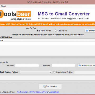ToolsBaer MSG to Gmail Conversion Profile Picture